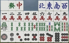 First game with my new tiles. I really love the bamboo back and how they  feel when handling them. Sadly only with some two-player-riichi rules I  found online : r/Mahjong