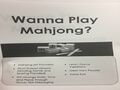 Cameron's Mahjong flyer. Has been posted in many cities in North Carolina to no avail